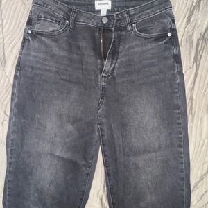 Kohls Sonoma vintage wash black gray Straight Jeans